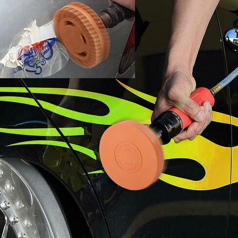 Decal Remover Eraser Wheel, Remove Car Decals, Car Stripes Vinyl Tapes and Graphics Rubber Eraser Wheel Tool Kit for Drill, Emblem, Sticker Glue Removal Tool for RV, Boats in Saudi Arabia