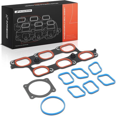A-Premium Lower and Upper Engine Intake Manifold Gasket Set Compatible with Chevy Equinox, Traverse, Impala, Camaro, Colorado, Caprice, Impala Limited & GMC Terrain, Canyon & Buick & Cadillac & Saturn in Kuwait