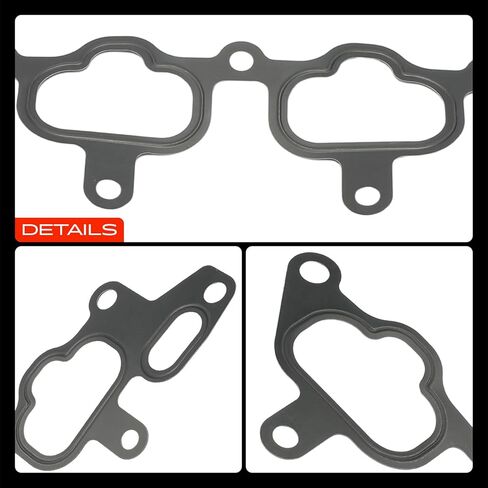A-Premium Lower Engine Intake Manifold Gasket Set Compatible with Hyundai Sonata 1999-2005, Santa Fe 2001-2006 & Kia Optima Magentis 2001-2006 & Mitsubishi Lancer 2003-2006 in Kuwait