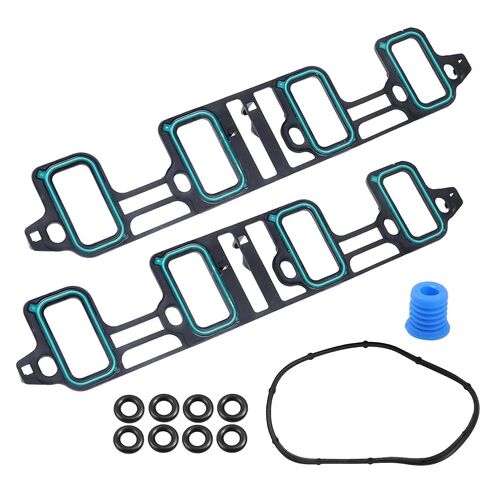 MS97126 6.0L Intake Manifold Gasket Set Compatible with 2007-2016 Chevrolet Silverado Express GMC Sierra Cadillac Escalade 6.0 6.2L Engine Replace MS25702VR MS19598 in Kuwait