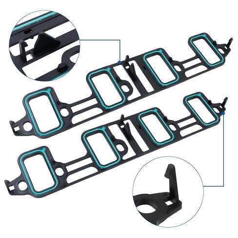 MS97126 6.0L Intake Manifold Gasket Set Compatible with 2007-2016 Chevrolet Silverado Express GMC Sierra Cadillac Escalade 6.0 6.2L Engine Replace MS25702VR MS19598 in Kuwait