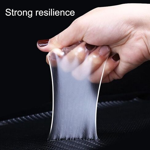 3.3FT Clear Double Sided Nano Tape, Heavy Duty Removable Adhesive for Wall Decor, Hanging Pictures, Posters, Carpet & Photos in Kuwait