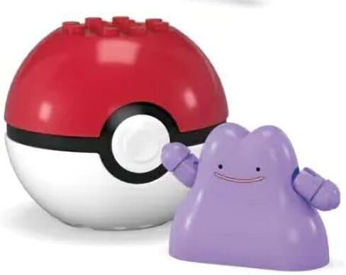 MEGA Pokémon Poké Ball Building Set, Includes Bulbasaur, Charmander, Ditto, Jigglypuff, Pikachu, Squirtle, Ages 6+ GFC85-963F in Kuwait