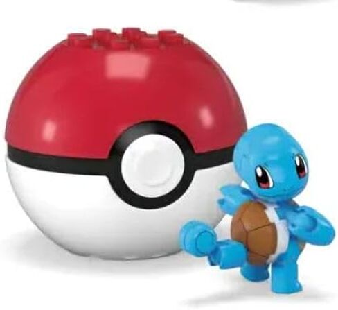 MEGA Pokémon Poké Ball Building Set, Includes Bulbasaur, Charmander, Ditto, Jigglypuff, Pikachu, Squirtle, Ages 6+ GFC85-963F in Kuwait