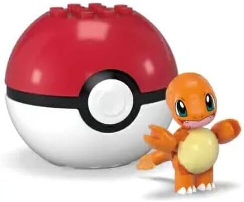 MEGA Pokémon Poké Ball Building Set, Includes Bulbasaur, Charmander, Ditto, Jigglypuff, Pikachu, Squirtle, Ages 6+ GFC85-963F in Kuwait