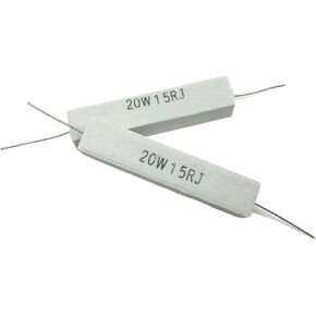 5pcs 20W 5% Horizontal resistance of cement 0.1~100K 0.1R 0.5R 1R 10R 100R 0.22 0.33 0.5 1 2 5 8 10 15 20 25 30 100 1K 10K ohm(330R) in Kuwait
