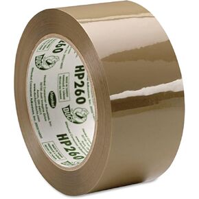 Duck Carton Sealing Tape, 2 Inches x 60 Yards, 3-Inch Core, Tan (HP260T) in Saudi Arabia