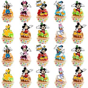 Cupcake Topper,Birthday Party Supplies,Gaming Cake Decorations for Boys and Girls, Reusable Figures Theme Cake Decor, Perfect for Birthday, Baby Shower in Saudi Arabia