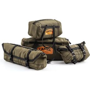 RC Crawler Car Replica Bag Simulation Roof Travel Bag Scale Decoration Luggage Bag for 1/10 1/16 1/18 SCX10 TRX4 TRX4M WPL (Green) in Saudi Arabia