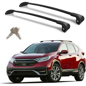 Roof Rack Cross Bars Compatible with Honda CRV 2017-2022 (with Raised Side Rails), Heavy Duty 300 LBS Lockable Aluminum Crossbars, Anti-Theft Rooftop Cargo Carrier for Bike, Kayak, Ski, Cargo Box in Saudi Arabia