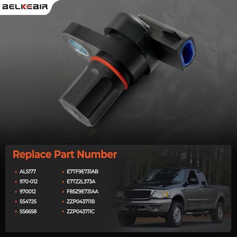 مستشعر سرعة العجلات ABS في المركز الخلفي متوافق مع 1987-2008 Ford F150 F250 F350 E150 E250 E350 Econoline Club Wagon Bronco Ranger Explorer Expedition، Mazda، Lincoln، Mercury استبدال ALS177 970-012 in Kuwait