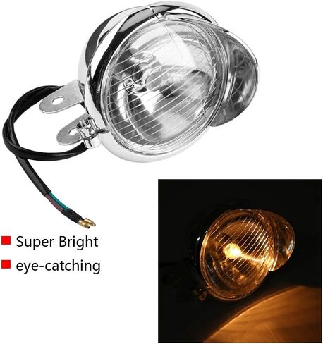 JTLB Retro Motorcycle Fog Light Universal DC 12V, Headlight Lamp for All Motorcycles in Kuwait