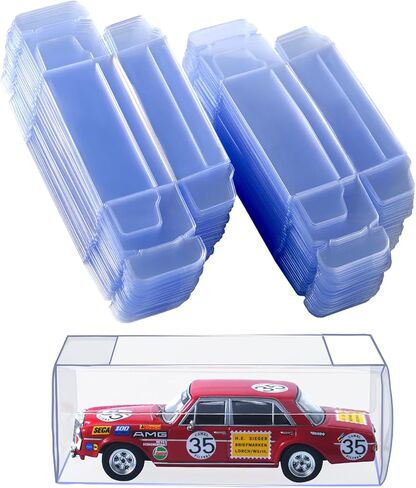 110PCS Display Case for Hot Wheels | Bulk 1:64 Car Storage & Protection | Fits Matchbox, Auto World | Dustproof Wall-Mountable Organizer in Saudi Arabia