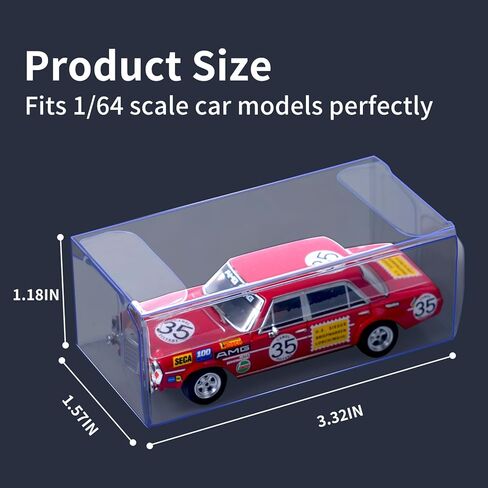110PCS Display Case for Hot Wheels | Bulk 1:64 Car Storage & Protection | Fits Matchbox, Auto World | Dustproof Wall-Mountable Organizer in Saudi Arabia