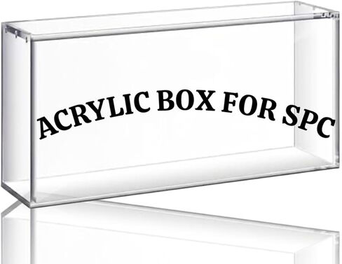Dhyana Premium Acrylic Display Box Protector for Super Premium Prismatic Collection, Clear Thick Acrylic Display Box, Strong Magnetic Lid , Exclusive SPC Ultra Holder in Saudi Arabia
