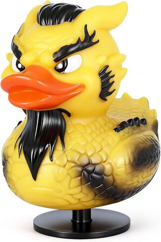 Resin Princess Duck Figurine - Unique Handmade Collectible Duck Decor for Car Dashboard, Home Desk | Novelty Funny Duck Gift in Saudi Arabia