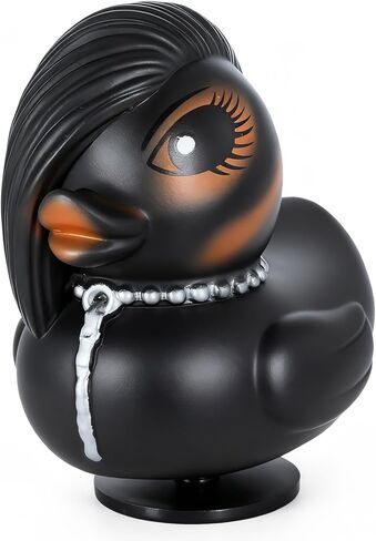 Resin Princess Duck Figurine - Unique Handmade Collectible Duck Decor for Car Dashboard, Home Desk | Novelty Funny Duck Gift in Saudi Arabia
