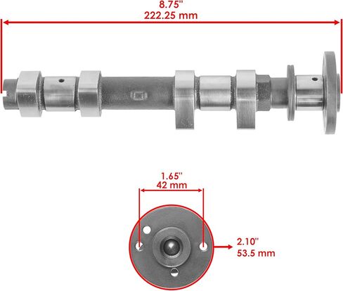 Caltric Camshaft Intake and Exhaust Assembly Compatible with Polaris Ranger 900 XP 2013 2014 2015 2016 2017 2018 2019 in Kuwait