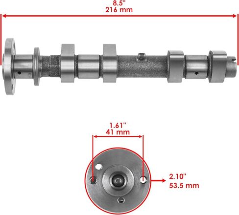 Caltric Camshaft Intake and Exhaust Assembly Compatible with Polaris Ranger 900 XP 2013 2014 2015 2016 2017 2018 2019 in Kuwait