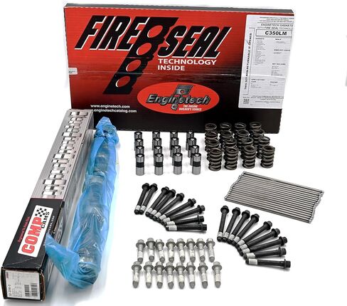 COMP CAM 12-242-2 XE268H Xtreme Energy 224/230 Install Rebuild Kit | LIFT: .477/.480" | Performance Lifters | Gasket Set | Z28 Style Springs | Push Rods | FITS Chevrolet SBC 283 327 350 400 5.7 5.7L in Saudi Arabia