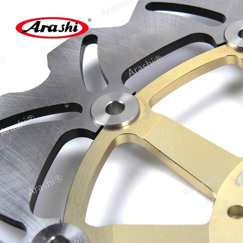 دوارات أقراص الفرامل الأمامية من أراشي مع براغي تثبيت لسيارة Honda GL1800 goldwing 1800 2001-2017، F6B 2013-2017، ملحقات بديلة للدراجات النارية باللون الذهبي in Kuwait