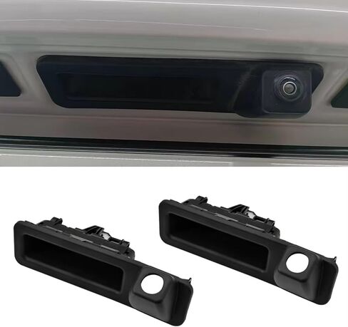 مفتاح الباب الخلفي متوافق مع X5 5 Series 520 530 535i مفتاح صندوق السيارة الخلفي غطاء وسادة مقبض غطاء كاميرا عكسي in Kuwait