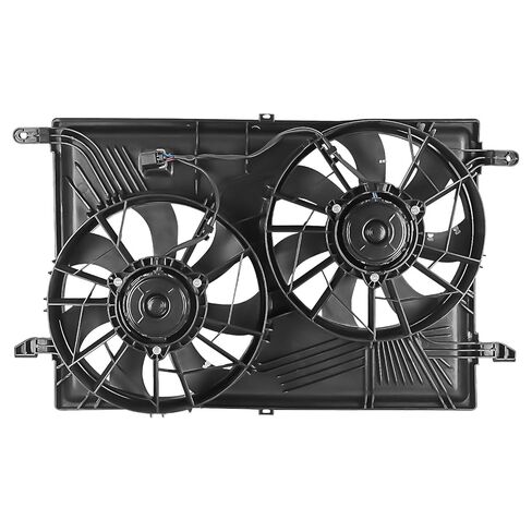 Engine Dual Radiator Cooling Fan Assembly 25927026 Replacement for Chevrolet Traverse 2009-2017 Replacement for GMC Acadia 2007-2017 V6 3.6L Electric Radiator Condenser Replaces 621-390 20972760 in Kuwait
