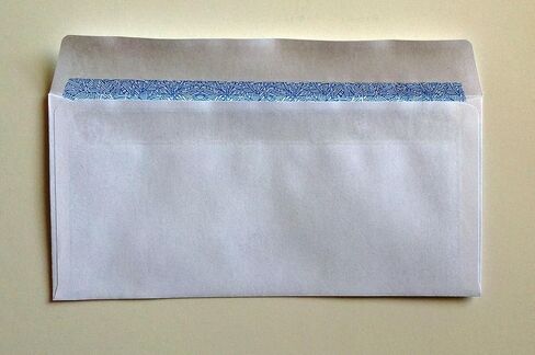 CMS 1500 - HCFA Self-Seal Window Envelopes for Claim Forms (No. 10-1/2) 4-1/2" x 9-1/2", White with Inside Security Tint - 100 ENVELOPES in Saudi Arabia