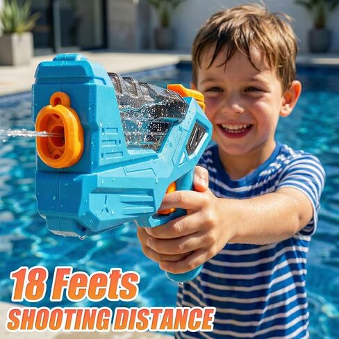6 Pack Water Guns for Kids Adults - 6 Color Squirt Gun with Trigger, Long Range Water Pistol, Super Water Blaster Soaker Toys for Pool, Beach, Yard & Summer Party in Saudi Arabia