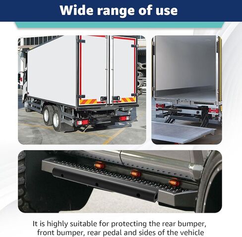 2090616-2 20-Inch Rubber Bumper Guard Protector Strips 2PCS Loading Dock Protector & Rear Fender Pad Bump Stop for Trucks Vans Trailers with Install Screws in Saudi Arabia