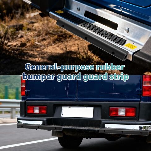 2090616-2 20-Inch Rubber Bumper Guard Protector Strips 2PCS Loading Dock Protector & Rear Fender Pad Bump Stop for Trucks Vans Trailers with Install Screws in Saudi Arabia
