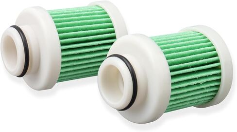 Fuel Filter Element 6D8-WS24A-00-00 for Yamaha 4 Stroke Outboard Engine Compatible with F30 F40 F50 F60 F70 F75 F90 F115 LF115 T50 T60 50HP-115HP - 2 Pcs ﻿ in Saudi Arabia
