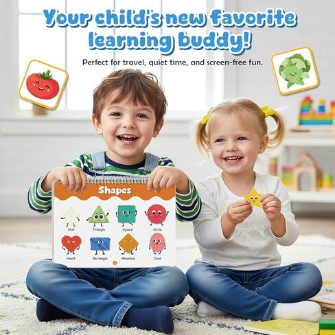 Montessori Busy Book for Toddlers 3-5, Activity Books for Kids, Toddler Busy Book for Preschool and Kindergarten Learning Activities in Saudi Arabia