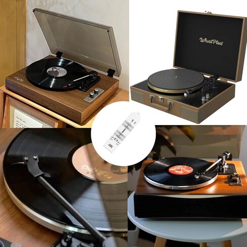 Turntable Cartridge Stylus Alignment Protractor - Precision Vinyl Record Calibration Tool for Phono Cartridge Setup & Adjustment with Record Players in Saudi Arabia