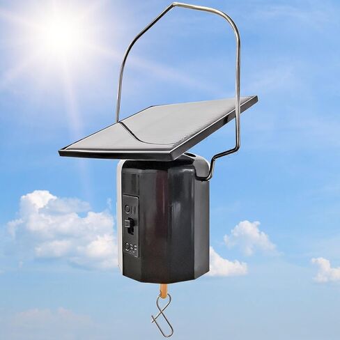 Solar Powered Wind Spinner Motor, Revolving Hanging Display for Wind Spinners, Windchime, Suncatcher, Christmas Ornament, Rotating for Patio Lawn Garden Decoration Outdoor Decor in Saudi Arabia