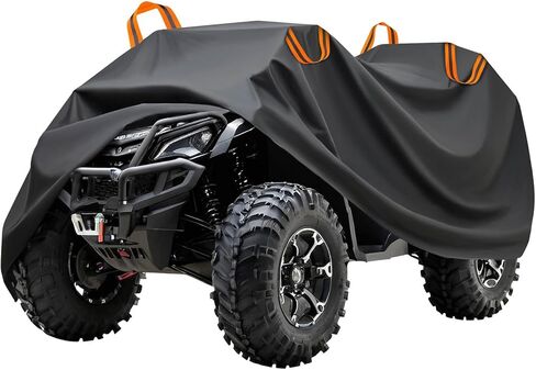 ATV Cover for Polaris Sportsman 570 Premium 2018–2026, Heavy Duty Water-Resistant Polyester, Windproof with Elastic Hem & Buckle Straps, UV Protection Quad Cover with Reflective Strips in Saudi Arabia
