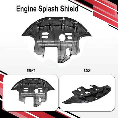 New Front Engine Splash Shield - Engine Case Guard Under Cover Compatible with Hyundai 2017-2020 Compatible with Elantra 2.0L Engine, Replacement for HY1228187 29110F3100 in Kuwait