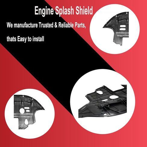 New Front Engine Splash Shield - Engine Case Guard Under Cover Compatible with Hyundai 2017-2020 Compatible with Elantra 2.0L Engine, Replacement for HY1228187 29110F3100 in Kuwait