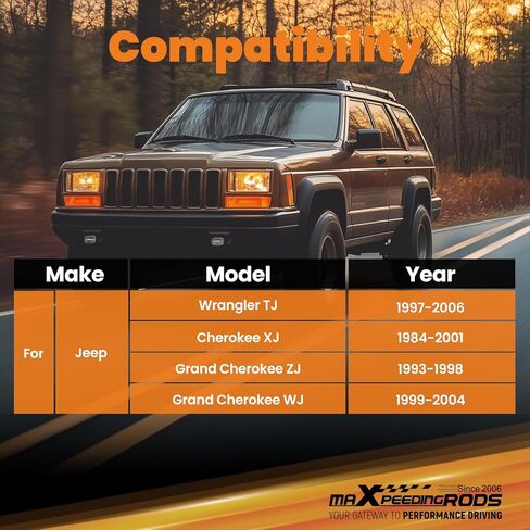 أذرع التحكم العلوية الأمامية القابلة للتعديل من maxpeedingrods لسيارة جيب شيروكي XJ Wrangler TJ، لسيارة جيب جراند شيروكي ZJ WJ مع رفع 0-8 بوصة in Kuwait