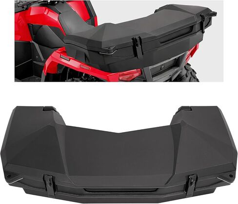 صندوق تخزين خلفي من ALMULOO متوافق مع 2017-2026 Polaris Sportsman Touring 450 570 850 XP 1000 - بديل صندوق شحن بلاستيكي أسود محكم لـ 2884853 2890876 in Kuwait