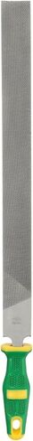 HARFINGTON Flat Medium Cut File 16" Double Cut Teeth High Carbon Steel Hand Rasp File with Plastic Handle for Metal Wood Deburring Removing in Kuwait