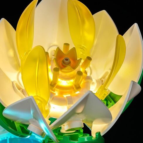 مصباح LED BrickBling متوافق مع Lego Water Lilies 11511، يضيء مجموعتك النباتية (الأضواء فقط، باستثناء مجموعة النماذج) in Kuwait