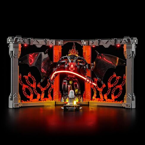 مجموعة إضاءة LED لـ Lego 10367 The Lord of The Rings: مجموعة زوايا كتاب Balrog، متوافقة مع نموذج مكعبات البناء Lego 10367 (لا تتضمن مجموعة الكتل) in Kuwait