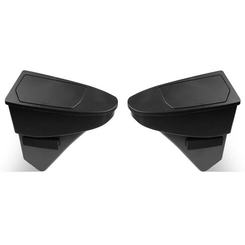 Canvcle سلة المهملات للباب الأمامي لعام 2025 2026 ملحقات العرعر موديل Y موديل Tesla الجديد، منظم صندوق تخزين جانب الباب، سلة قمامة باب المقعد الأمامي مع غطاء يفتح بالدفع، منظم تخزين مخفي أسود قطعتين in Kuwait