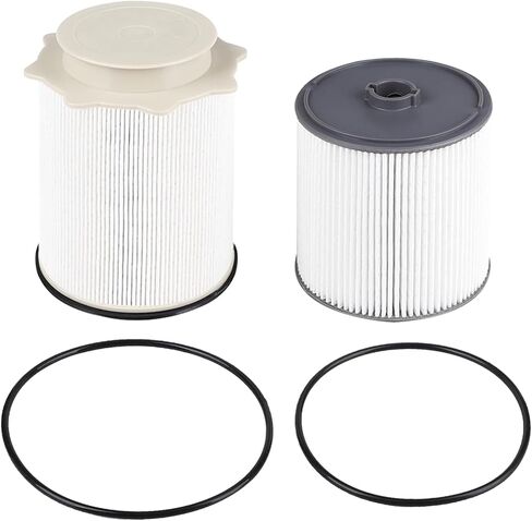 Fuel Filter Water Separator Kit for 6.7 Cummins, 2-Piece Replacement Filters for 2019-2024 Ram 2500/3500/4500/5500 6.7L Diesel, Replaces 68157291AA 68436631AA PF46152 FS53000 in Saudi Arabia