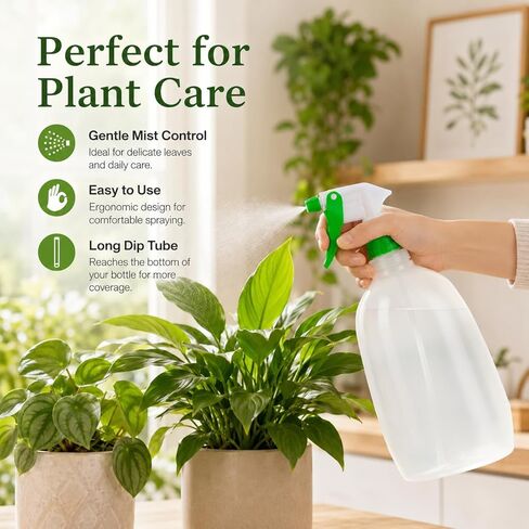 50Pcs Spray Bottle Nozzle Replacement, Spray Nozzle For Bottles, Trigger Sprayer Replacement, Leak Proof, Mist & Stream Spray, Fit Standard 28/400 Neck 8oz, 16oz, 32oz Bottles for Clean in Saudi Arabia