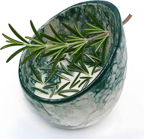 Pottery Herb Stripper Bowl Handmade Green Glazed Ceramic Kitchen Gadget with Four Sizes Holes for Rosemary Parsley Basil Kale Detach Leaves from Stem in Kuwait