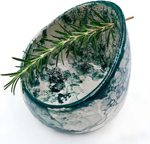 Pottery Herb Stripper Bowl Handmade Green Glazed Ceramic Kitchen Gadget with Four Sizes Holes for Rosemary Parsley Basil Kale Detach Leaves from Stem in Kuwait