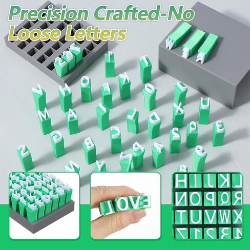 Letters for Clay Stamping, Ceramic Stamp Letters, Complete Uppercase and Number Stamp for Personalized Ceramics and Decorative Projects in Kuwait
