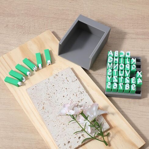 Letters for Clay Stamping, Ceramic Stamp Letters, Complete Uppercase and Number Stamp for Personalized Ceramics and Decorative Projects in Kuwait